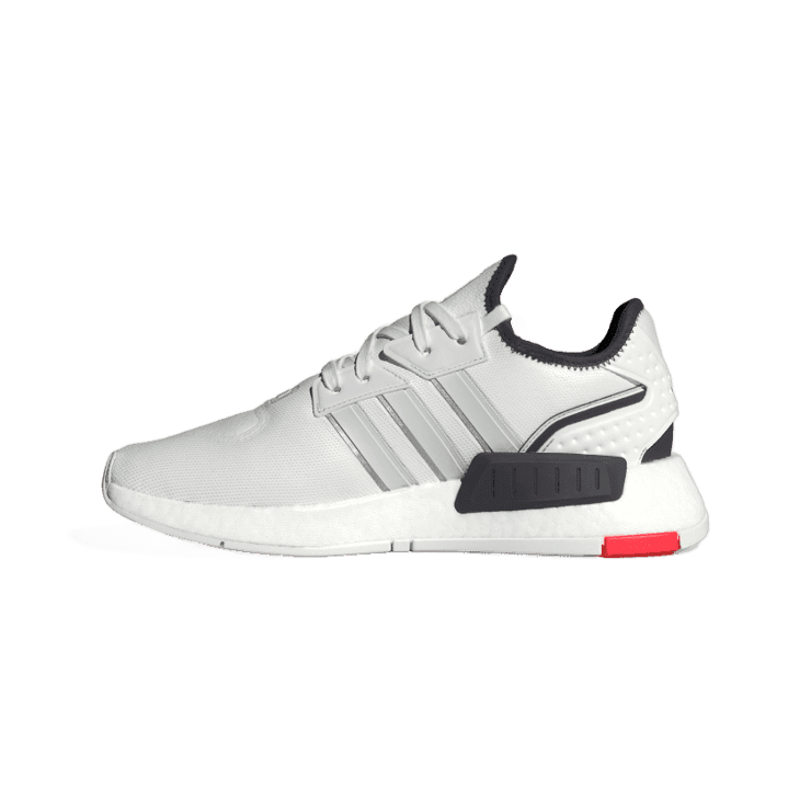 adidas NMD G_1 Crystal White Solar Red Angle 4