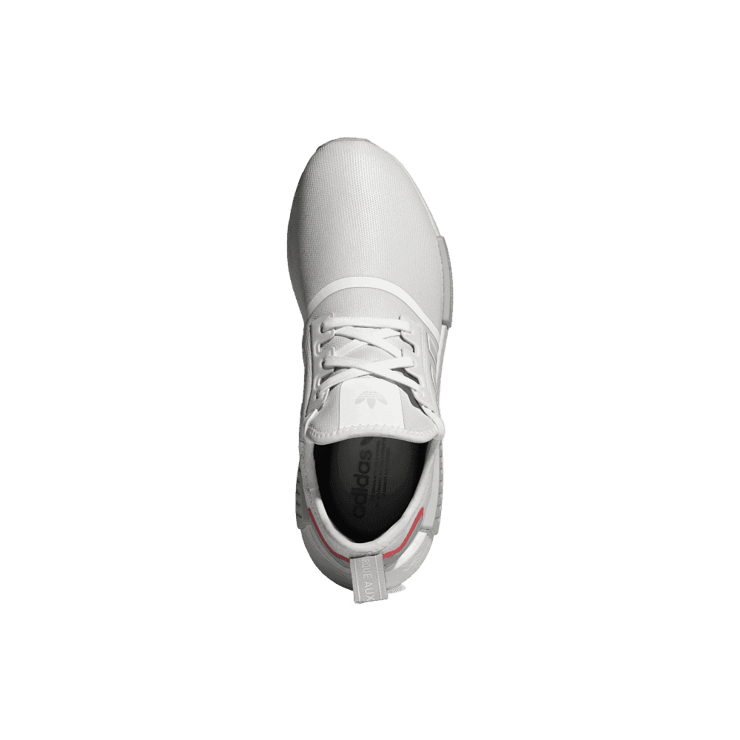 adidas NMD R_1 Crystal White Better Scarlet Angle 0