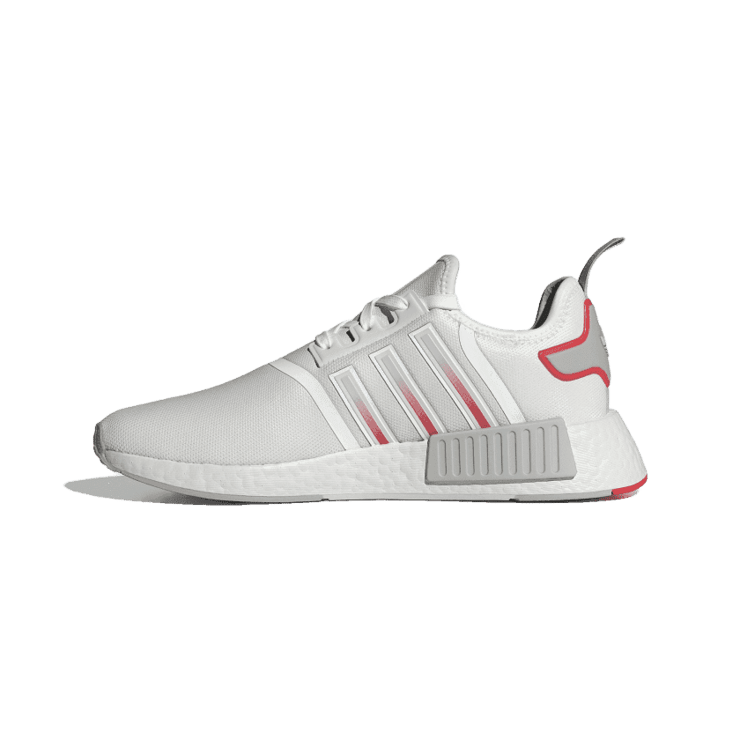 adidas NMD R_1 Crystal White Better Scarlet Angle 4