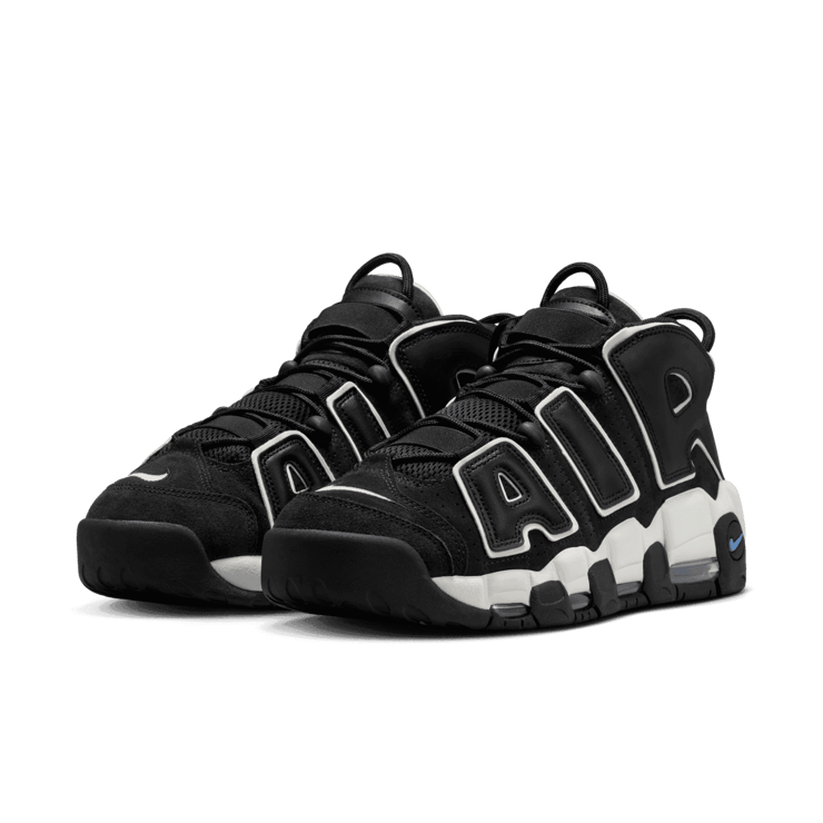 Nike Air More Uptempo Black Star Blue Angle 2