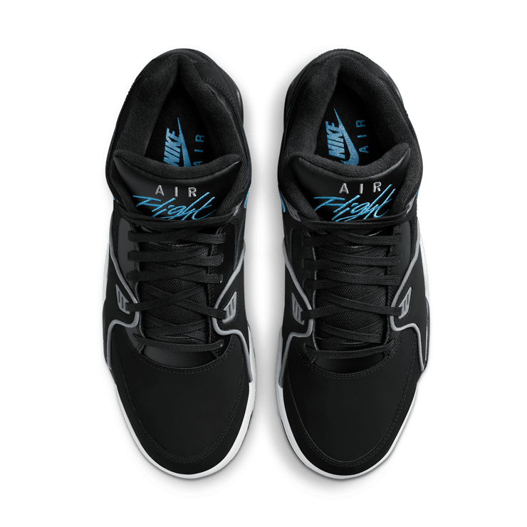 Nike Air Flight 89 Black Noise Aqua Angle 1