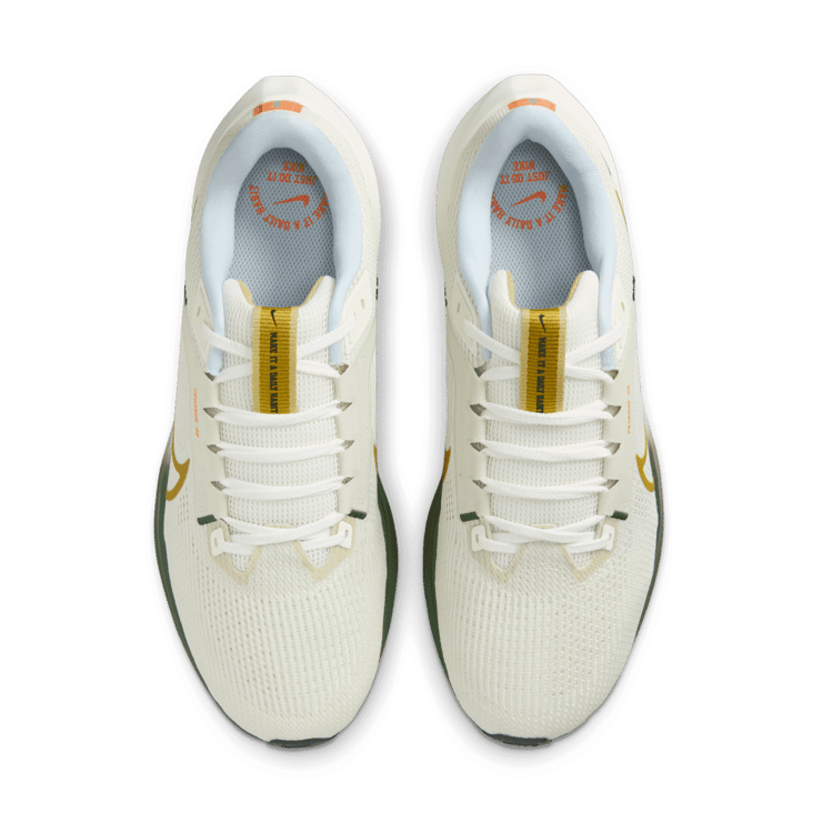 Nike Air Zoom Pegasus 40 'Sail Sea Glass Mandarin' Angle 1