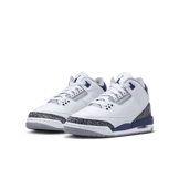 Air Jordan 3 Retro White Midnight Navy (GS) Angle 1