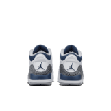 Air Jordan 3 Retro White Midnight Navy (PS) Angle 3