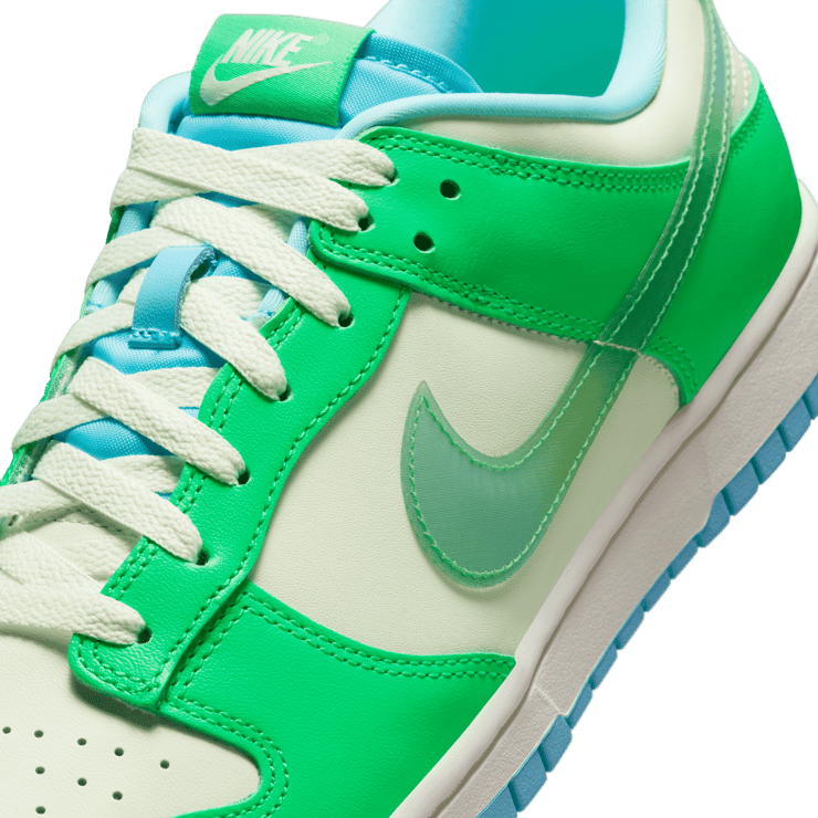 Nike Dunk Low Green Shock Aquarius Blue Angle 4