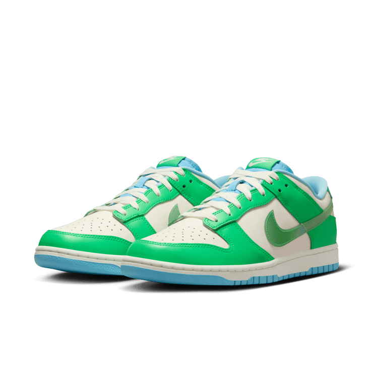 Nike Dunk Low Green Shock Aquarius Blue Angle 2