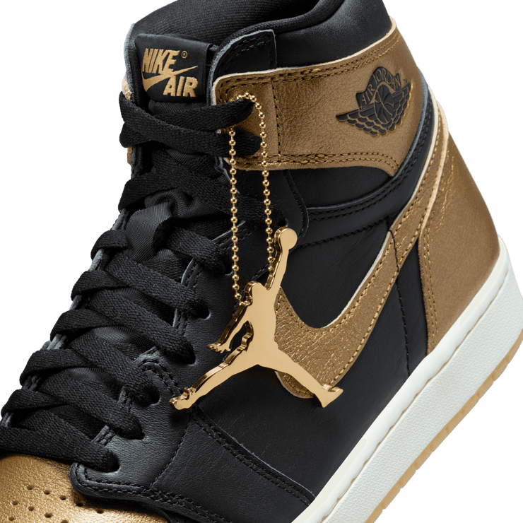Air Jordan 1 Retro High OG Black Metallic Gold Angle 0