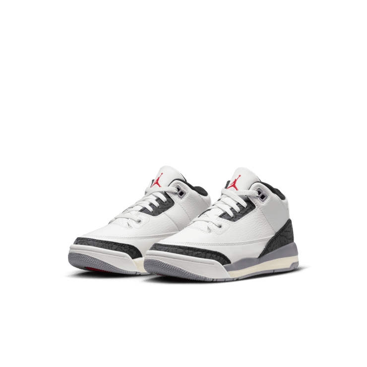 Air Jordan 3 Retro Cement Grey (PS) Angle 2
