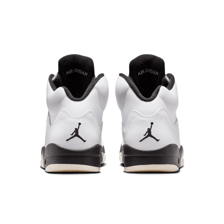 Air Jordan 5 Retro White Metallic Black Angle 3