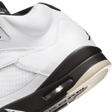 Air Jordan 5 Retro White Metallic Black Angle 5