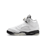 Air Jordan 5 Retro White Metallic Black (GS) Angle 0