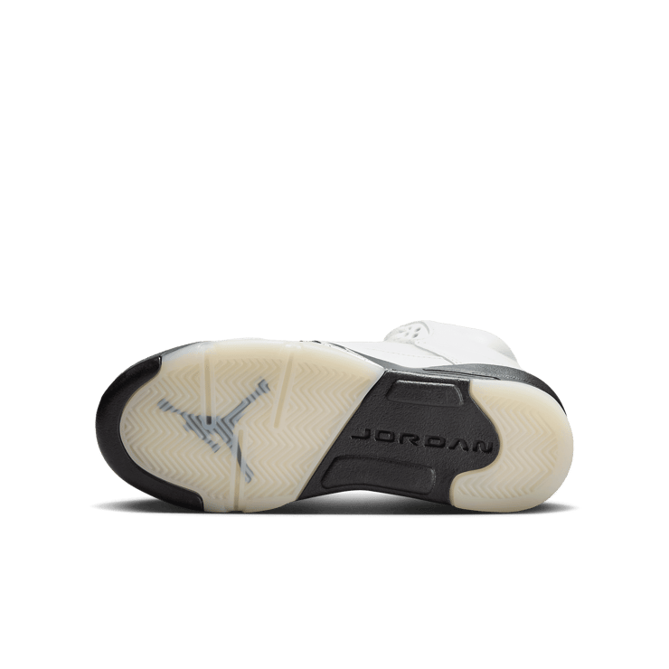 Air Jordan 5 Retro White Metallic Black (GS) Angle 1