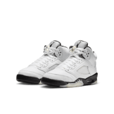 Air Jordan 5 Retro White Metallic Black (GS) Angle 3