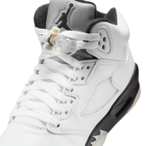 Air Jordan 5 Retro White Metallic Black (GS) Angle 5