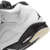 Air Jordan 5 Retro White Metallic Black (GS) Angle 6