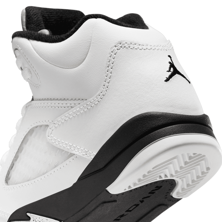 Air Jordan 5 Retro White Metallic Black (PS) Angle 5