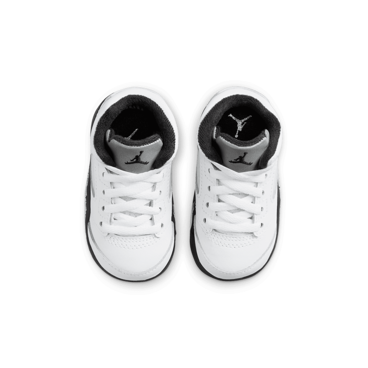 Air Jordan 5 Retro White Metallic Black (TD) Angle 1