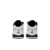 Air Jordan 5 Retro White Metallic Black (TD) Angle 3