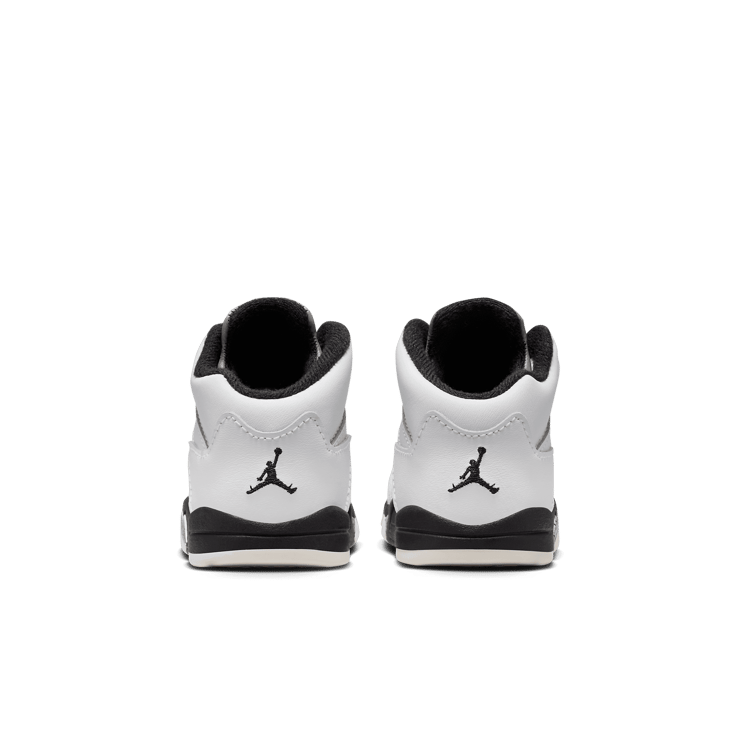 Air Jordan 5 Retro White Metallic Black (TD) Angle 3