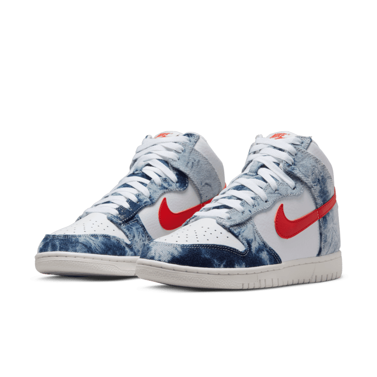 Nike Dunk High Washed Denim Pack (W) Angle 3