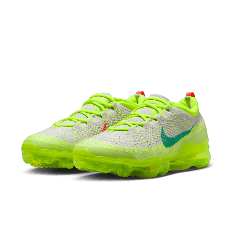 Nike Air VaporMax 2023 Flyknit Vast Grey Volt Angle 2
