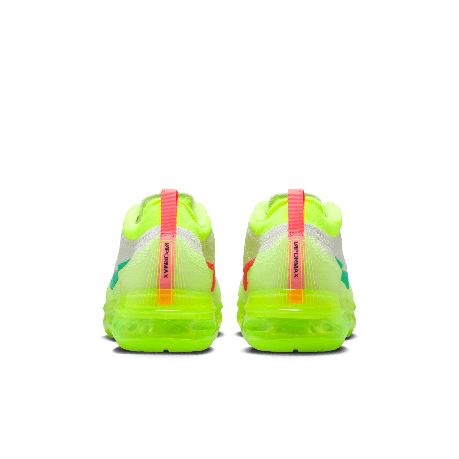 vapormax lime green and pink