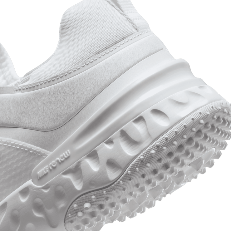 Nike Huarache 9 Elite TF LAX 'White Metallic Vivid Gold' Angle 6