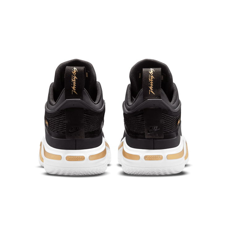 Air Jordan 36 Low Black Gold Angle 3