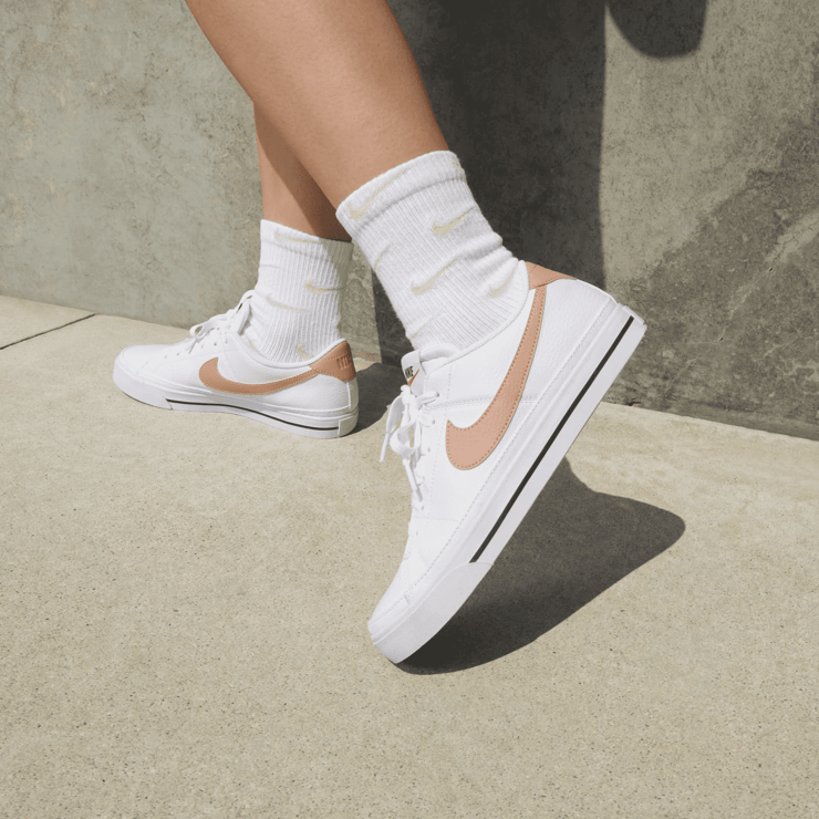 Nike Court Legacy Next Nature 'White Rose Whisper' (W) Angle 0