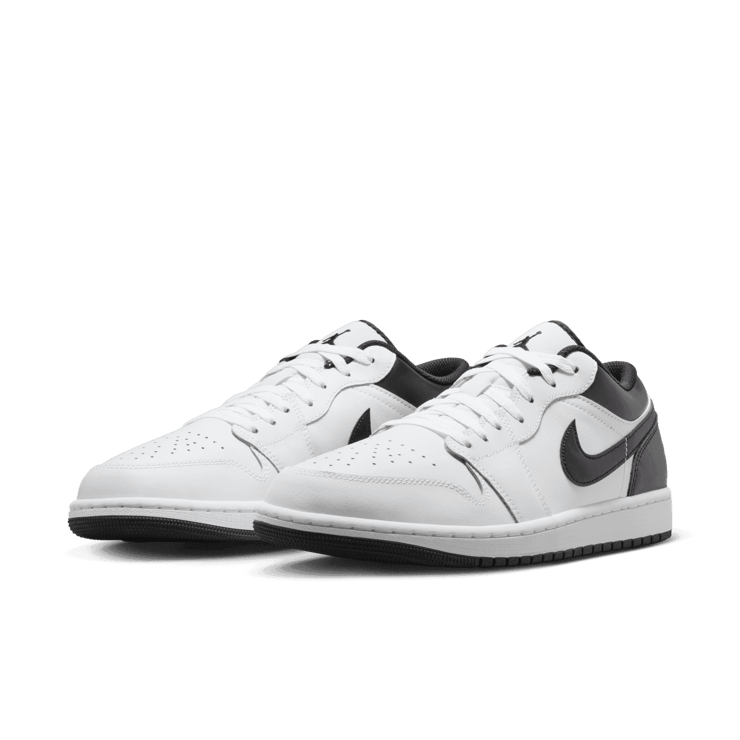 Air Jordan 1 Low White Black Angle 2