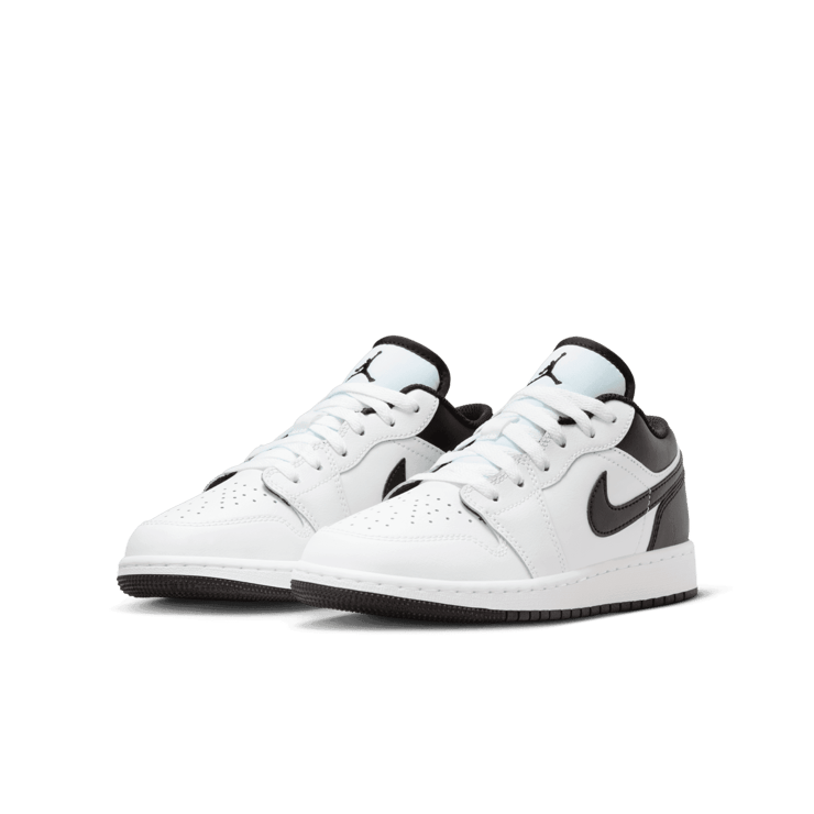 Air Jordan 1 Low White Black (GS) Angle 2