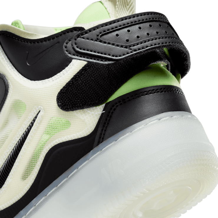 Nike Air Force 1 Mid React Black Ghost Green Angle 5