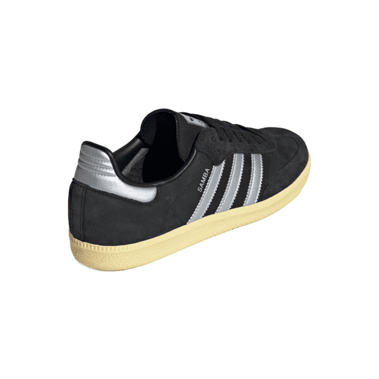 adidas Samba OG Core Black Matte Silver Angle 3