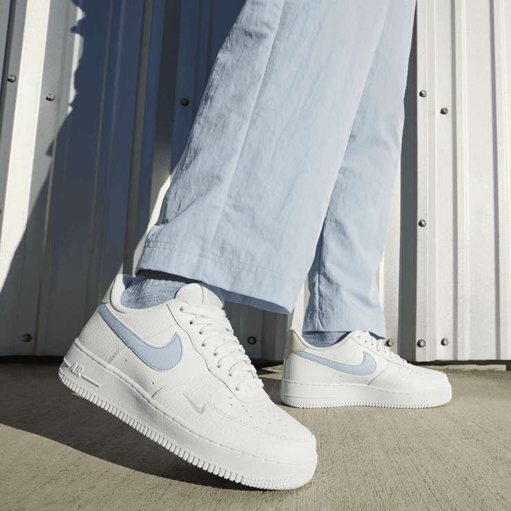 Sepatu Nike Air Force Lv8 Blue And White Air Force White Light