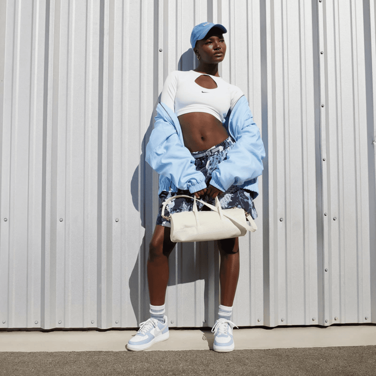 Nike Air Force 1 Low Light Armory Blue (W) Angle 7