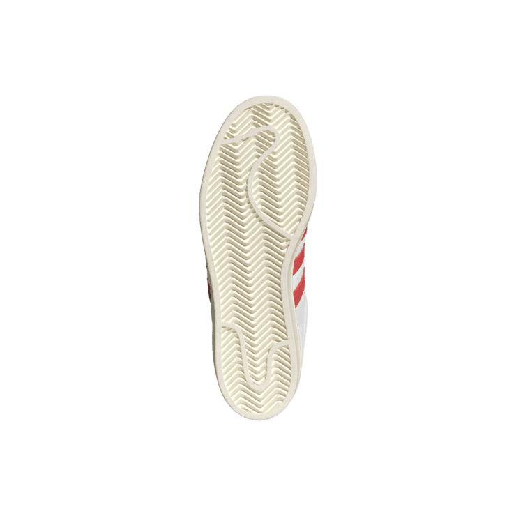 adidas Superstar Cloud White Bright Red (W) Angle 1
