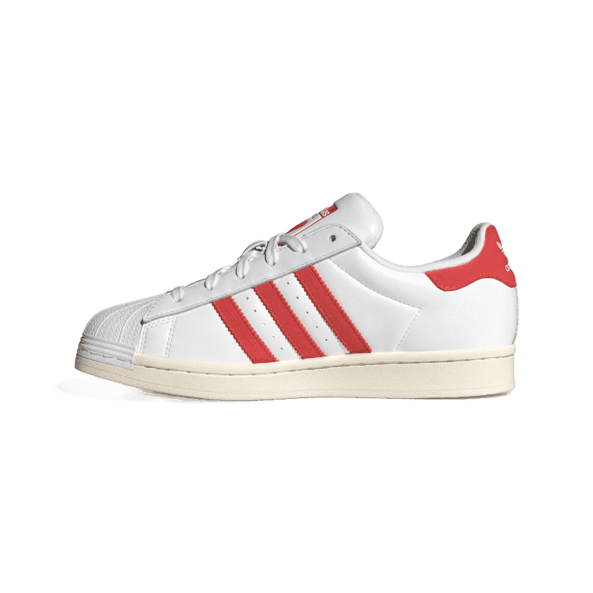 adidas superstar white and red