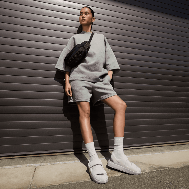 Nike Calm Sandal Light Bone (W) Angle 0