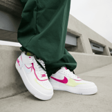 Nike Air Force 1 Shadow 'White Blue Tint Fireberry' (W) Angle 0