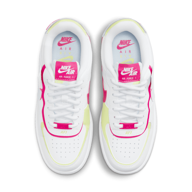 Nike Air Force 1 Shadow 'White Blue Tint Fireberry' (W) Angle 2