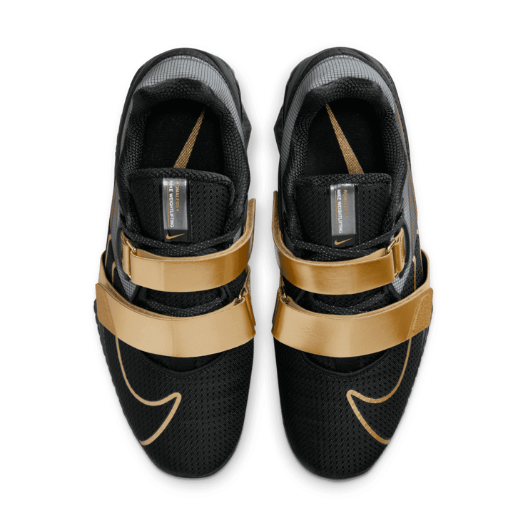 Nike Romaleos 4 'Black Metallic Gold' Angle 1