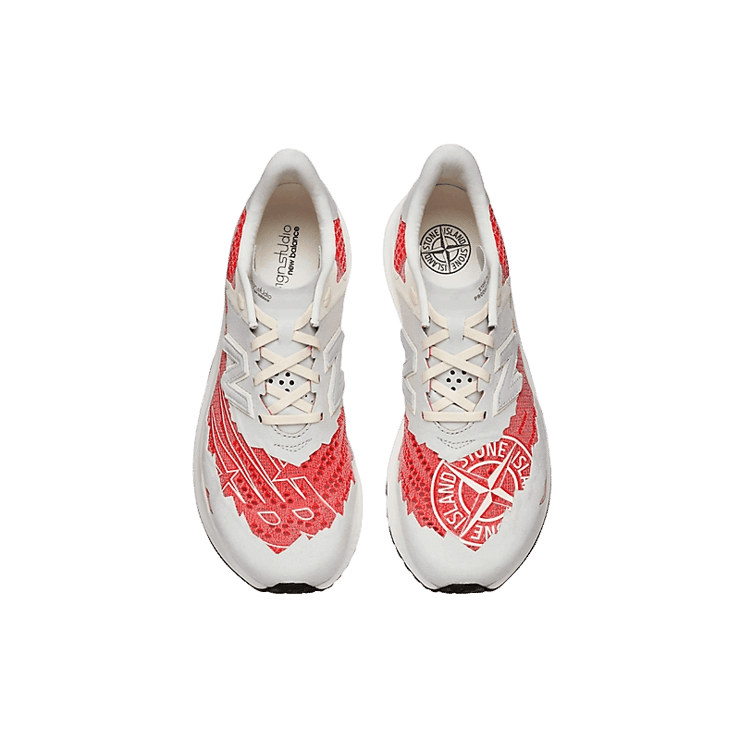 New Balance Stone Island RC Elite V2 SI Red White Angle 1