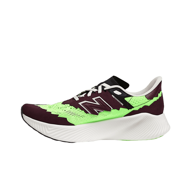 New Balance Stone Island RC Elite V2 SI Maroon Neon Green Angle 0