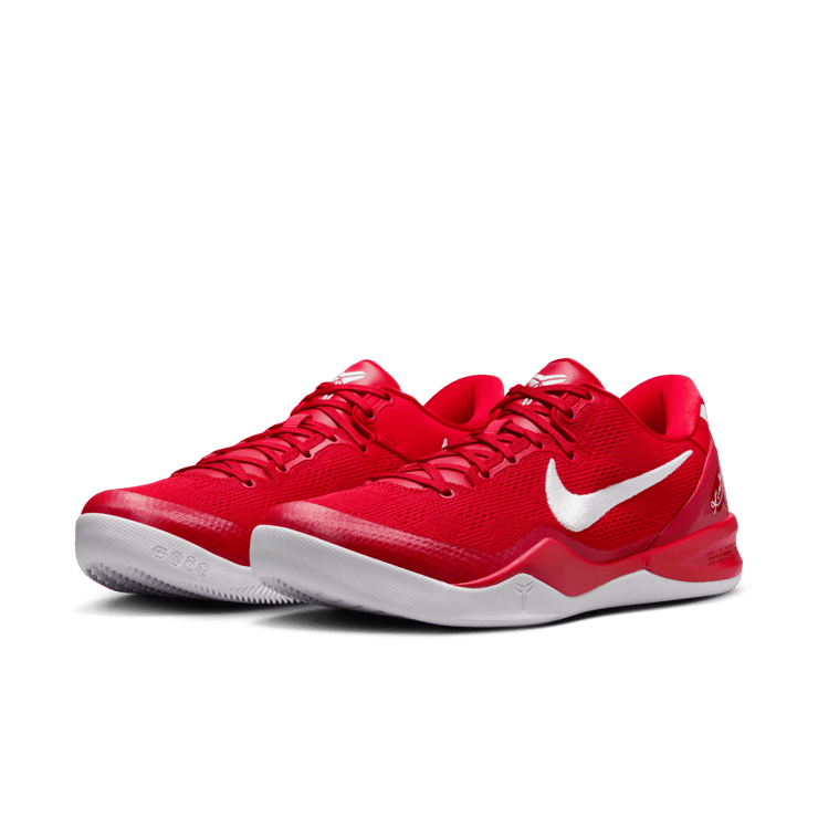 Nike Kobe 8 Protro University Red Angle 0