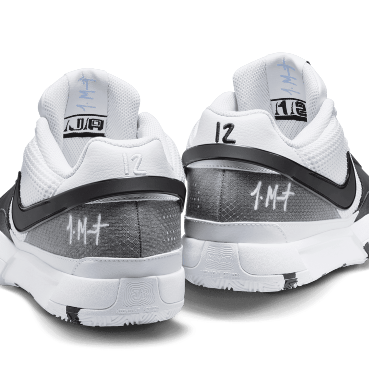 Nike Ja 1 White Black Angle 6