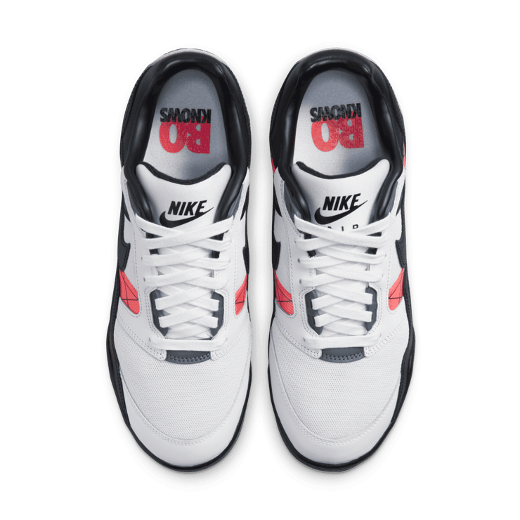 Air Bo Turf White and Solar Red Angle 1