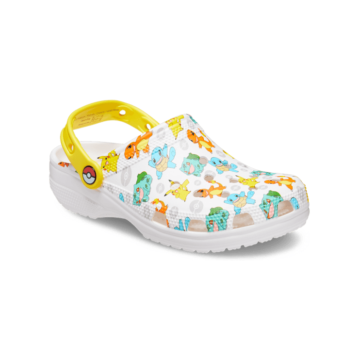Crocs Classic Clog Pokémon White Angle 3