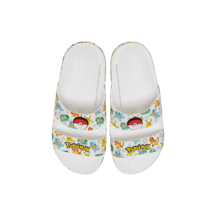 Crocs Classic Slide Pokémon White Angle 1