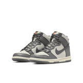 Nike Dunk High Tumbled Grey (GS) Angle 2