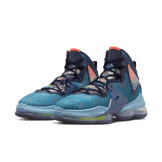 Nike LeBron 19 Blackened Blue Angle 2